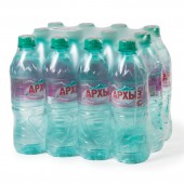 Вода минеральная "Архыз" негазированная  0,5л, пластиковая бутылка, ш/к 00444