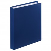 Папка  60 вклад. Staff , синяя, 0,5мм, корешок 35мм