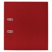 Папка-регистратор А4, 75мм Офисмаг покрытие из ПВХ, красная