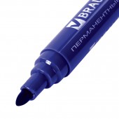 Маркер перманентный нестираемый Brauberg "Classic", круглый након., 3 мм Маркер перманентный нестираемый Brauberg "Classic", круглый након., 3 мм