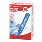 Маркер перманентный нестираемый Brauberg "Classic", круглый након., 3 мм Маркер перманентный нестираемый Brauberg "Classic", круглый након., 3 мм