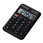 Калькулятор Citizen карманный LC-110N, 8 разрядов, питание от батарейки, 58х87мм, Черный