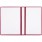 Папка адресная бумвинил без надписи, "Рамка", формат А4, в индивидуальной упаковке,  АП4-01-020