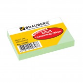 Липкие блоки 76*51 мм 100л., Brauberg зеленый Липкие блоки 76*51 мм 100л., Brauberg зеленый