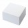 Блок для записей Brauberg в подставке прозрачной, куб 9*9*5, белый