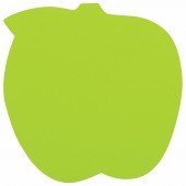 Липкие блоки фигурный Brauberg яблоко 50л., зеленый, европодвес