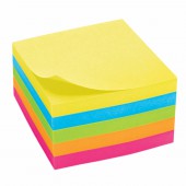 Липкие блоки 51*51 мм Brauberg Неоновый  400л., 5 цветов Липкие блоки 51*51 мм Brauberg Неоновый  400л., 5 цветов