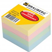 Стикеры  куб 51х51, пастель 4 цвета 400 л Стикеры  куб 51х51, пастель 4 цвета 400 л