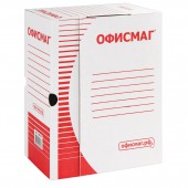 Короб архивный с клапаном, микрогофрокартон Офисмаг, 150мм, до 1400л. Короб архивный с клапаном, микрогофрокартон Офисмаг, 150мм, до 1400л.