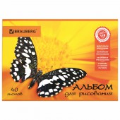Альбом д/рис. 40л. Brauberg обл.мел.карт., выб.лак, 110г/м, Летняя феерия (2вида) Альбом д/рис. 40л. Brauberg обл.мел.карт., выб.лак, 110г/м, Летняя феерия (2вида)