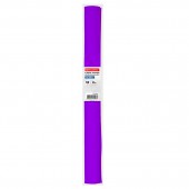 Цветная бумага Крепированная Brauberg, плотная, растяжение до 45%, 32г/м, рулон,фиол,50*250см