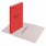 Скоросшиватель картонный мелованный Brauberg, гарант. пл. 360 г/м2, красный, до 200л.