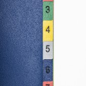 Разделитель пластиковый Brauberg А4, 12 листов, цифровой 1-12, оглавление, Цветной, Россия