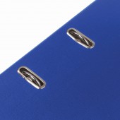 Папка-регистратор А4, 50мм Staff эконом, с покрытием из ПВХ, без уголка, синяя