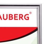 Рамка Brauberg 21*30см, пластик, серебро (д/дипломов, сертификатов, грамот, фото),