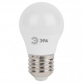 Лампа светодиодная ЭРА,7(60)Вт, цоколь E27, шар,тепл. бел., 30000ч, LED smdP45-7w-827-E27