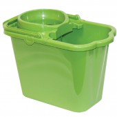 Ведро 9,5л с отжимом Idea, пластиковое, цвет зеленый, (моп 602584,-585), М 2421