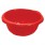 Таз 16л хозяйственный IDEA, круглый, с ручками, пластиковый, (в18*ш45*г49см), цвет красный, М 2507