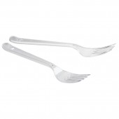 Одноразовые вилки Стандарт 180мм,  Компл 48шт, Лайма, пластиковые, прозрачные Одноразовые вилки Стандарт 180мм,  Компл 48шт, Лайма, пластиковые, прозрачные