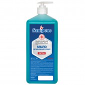 Жидкое мыло с дозатором, 1л, Sanipone "Extra", дезинфицирующее, ш/к 60381