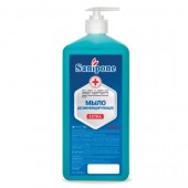 Жидкое мыло с дозатором, 1л, Sanipone "Extra", дезинфицирующее, ш/к 60381