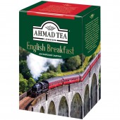 Чай черный листовой  Ahmad (Ахмад) "English Breakfast", картонная коробка, 200г, 1292-012