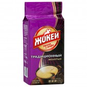 Кофе молотый натуральный Жокей "Традиционный", 250г, вакуумная упаковка, ш/к 03059