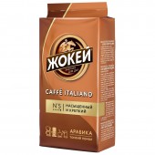 Кофе молотый натуральный Жокей "Caffe Italiano", 250г, вакуумная упаковка, ш/к 04995