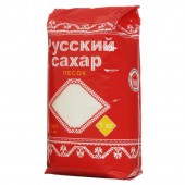Сахар песок "Русский" 1 кг, полиэтиленовая упаковка, ш/к 20424