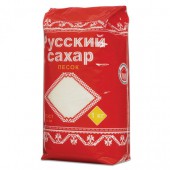 Сахар песок "Русский" 1 кг, полиэтиленовая упаковка, ш/к 20424