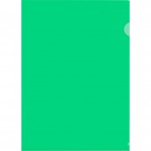 Папка-уголок ПУ-001-ПП 120мкр жест.пластик А4 зеленая прозр 20шт/уп Папка-уголок ПУ-001-ПП 120мкр жест.пластик А4 зеленая прозр 20шт/уп