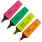 Выделители текста маркер Attache Colored 1-5мм набор 4цв.