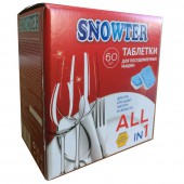 Таблетки для посудомоечных машин "Snowter", 60шт/уп.,