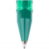 Ручка шариковая Luxor  Focus Icy 0,8 мм, зеленая, ст.50