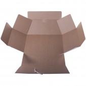 Папка архивная из микрогофрокартона с завязками, ширина корешка 150 мм, белый Папка архивная из микрогофрокартона с завязками, ширина корешка 150 мм, белый