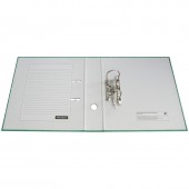 Папка-регистратор А4, 70мм OfficeSpace мрамор, зелёная