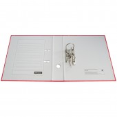 Папка-регистратор А4, 70мм OfficeSpace мрамор, красная