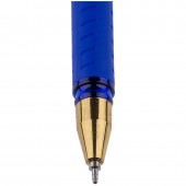 Ручка шариковая Berlingo "xGold" синяя, 0,7мм, игольчатый стержень, грип, ст.12