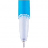 Ручка шариковая "Slick" синяя, 0,7мм, игольчатый стержень, корпус ассорти