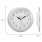 Часы Troyka 11170113, круг, серебристые, серебристая рамка, 29×29×3,5 см