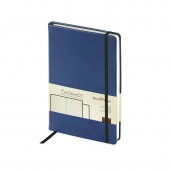 Бизнес-блокнот А5 100л Megapolis velvet на резинке темно-синий, Бизнес-блокнот А5 100л Megapolis velvet на резинке темно-синий,