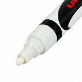Маркер меловой UNI PWE-5M, белый, 1.8-2.5 мм Маркер меловой UNI PWE-5M, белый, 1.8-2.5 мм