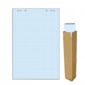 Блок бумаги для флипчартов клетка Attache Selection 68х98 см голубая 20 листов (80 г/кв.м)