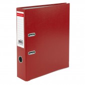 Папка-регистратор А4, 75мм полипропилен, прочная, с уголком, Brauberg, красная