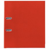 Папка-регистратор А4, 50мм Brauberg с покрытием из полипропилена прочная, уголком, красная