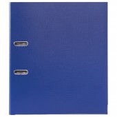 Папка-регистратор А4, 50мм Brauberg с покрытием из полипропилена прочная, уголком, синяя