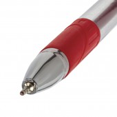 Ручка шариковая масляная Brauberg "Max-Oil", игольчатый узел 0,7мм, линия 0,35 мм, красная