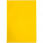 Папка-уголок OfficeSpace, A4, 100мкм, прозрачная желтая Папка-уголок OfficeSpace, A4, 100мкм, прозрачная желтая