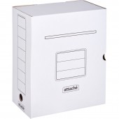 Короб архивный Attache гофрокартон белый 256x150x320 мм, 5 шт/уп Короб архивный Attache гофрокартон белый 256x150x320 мм, 5 шт/уп