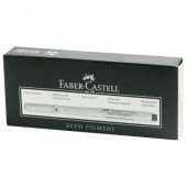 Ручка капиллярная Faber-Castell "Ecco Pigment", корпус серый, толщина письма 0,5 мм, черная, ст.10